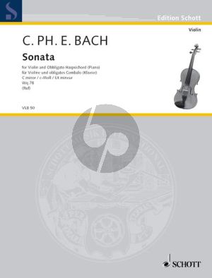 Sonata c-minor Wq 78 Violin-Bc
