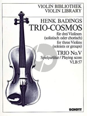 Trio Cosmos No.5 3 Violinen