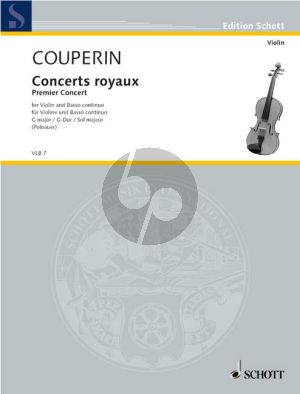 Couperin Concerts Royaux No.1 G-major Violin-Bc