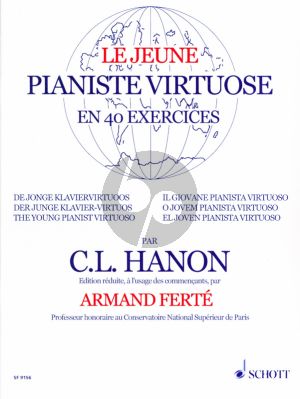 Hanon Jeune Pianiste Virtuose en 40 Exercises (Armand Ferté)