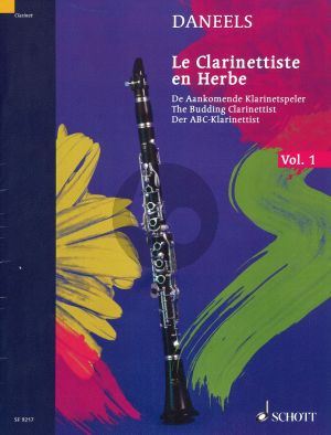 Daneels De Aankomende Klarinetspeler Volume 1 (The Budding Clarinettist / Der ABC Klarinettist / Le Clarinettiste en Herbe)