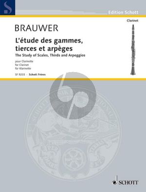 Etudes de Gammes tierces et arpeges Klarinet