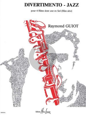 Guiot Divertimento - Jazz for 3 Flutes in C and Alto Flute (Score/Parts)