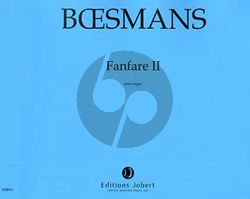 Boesmans Fanfare No. 2 pour Orgue