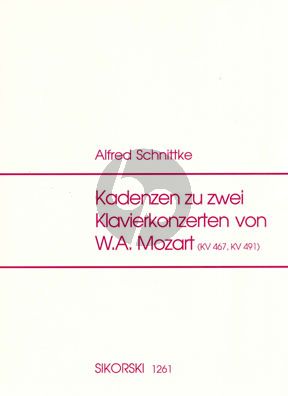 Kadenzen zu 2 Klavierkonzerten von W. A. Mozart (KV 467/KV 491)