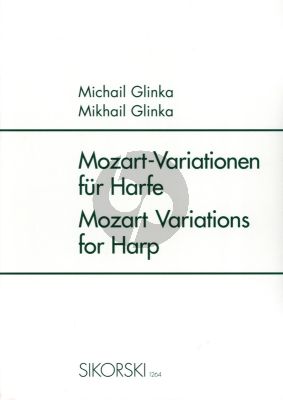 Glinka Mozart-Variationen fur Harfe