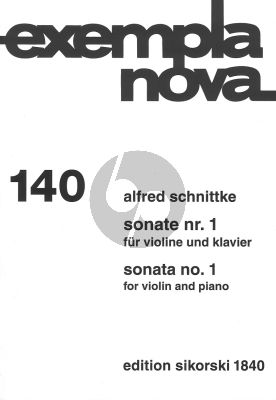 Schnittke Sonate No.1 Violine - Klavier (1963)