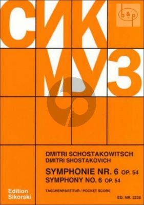 Symphony No.6 Op.54 Study Score