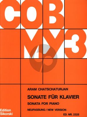 Khachaturian Sonate fur Klavier (Neufassung / New Version 1976)