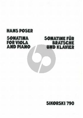 Poser Sonatine Op.54 No.3 (Viola und Klavier)