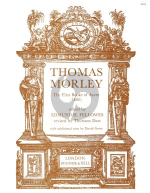 Morley First book of Ayres voice-lute