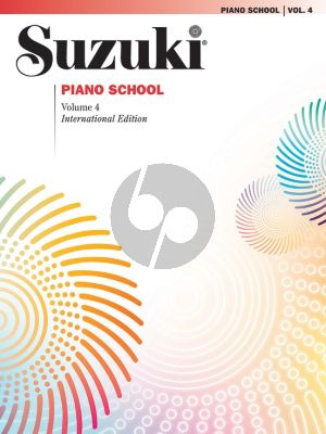 Suzuki Piano School Vol. 4 Book (international edition)