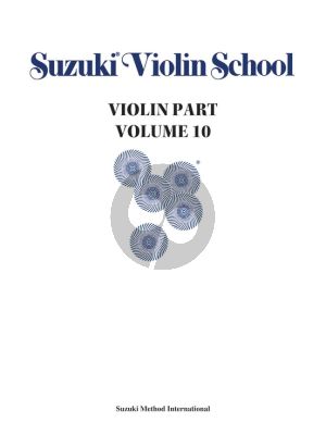 Suzuki Violin School Vol. 10 Violin part (international edition)