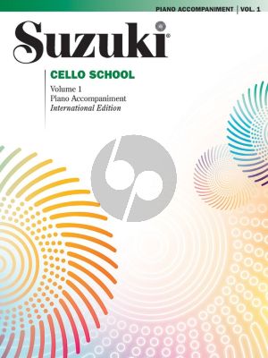 Suzuki Cello School Vol.1 Piano Accompaniments (International (Revised) Edition