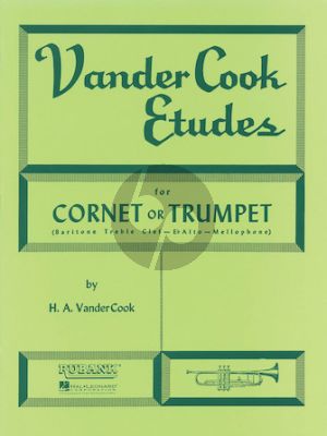 Vandercook Etudes for Cornet-Trumpet-Baritone Treble Clef (77 progressive etudes to follow any intermediate course of study)