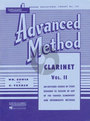 Voxman-Gower Advanced Method Vol.2 Clarinet