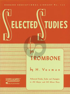 Voxman Selected Studies for Trombone