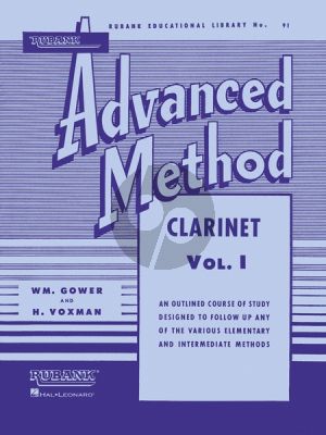 Voxman-Gower Advanced Method Vol.1 Clarinet