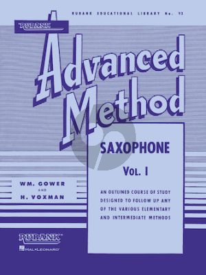 Advanced Method Vol. 1 for Saxophone
