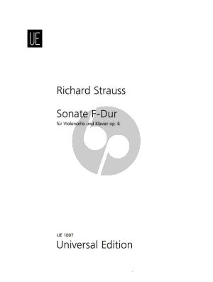 Strauss Sonate F-dur Op.6 Violoncello und Klavier