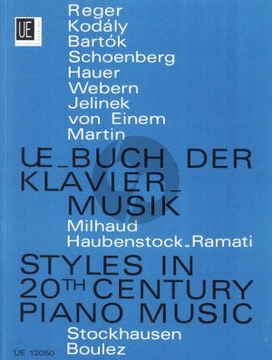 UE Buch der Klaviermusik des 20. Jahrhunderts