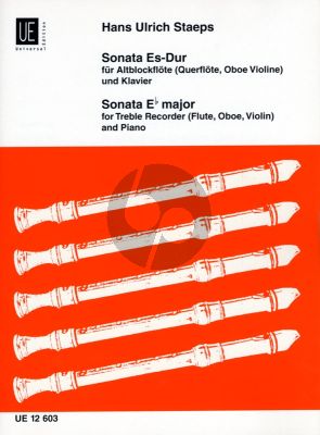 Staeps Sonata Es-dur Altblockflöte [Fl./Ob./Vi.] und Klavier (1951)