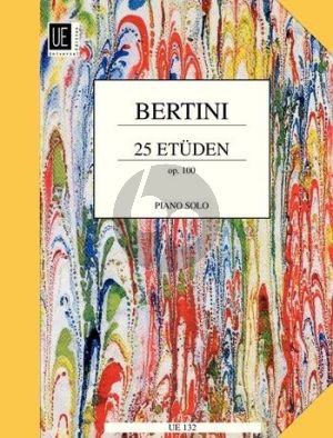 Bertini 25 Etuden Op.100 Piano (Kohler) (Universal)
