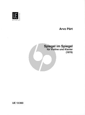 Part Spiegel im Spiegel (1978) fur Violine und Klavier