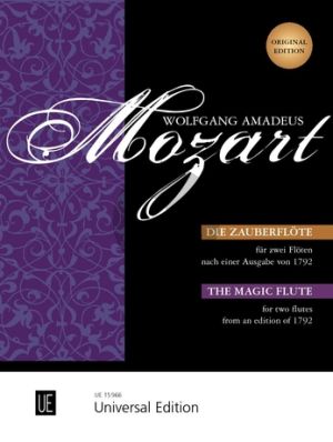 Mozart Die Zauberflote 2 Flöten nach einer Ausgabe von 1792)