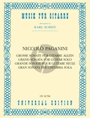 Paganini Grand Sonata (from Grand Sonata Chitarra Sola con accompagnamento di Violino)