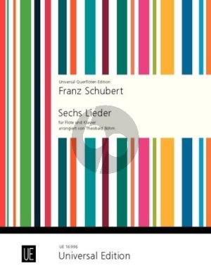 Schubert 6 Lieder Flote-Klavier