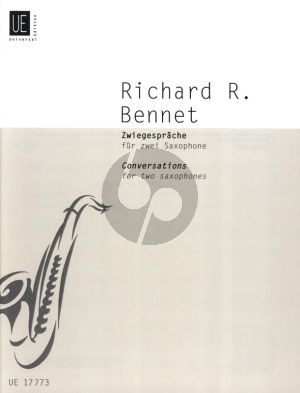 Bennett Conversations (Zwiegesprache) for 2 Saxophones S/A/T (Edited by John Harle)