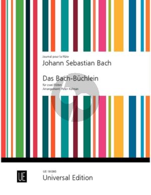 Bach Das Bach Buchlein fur 2 Floten (arrangiert von Peter Kolman)
