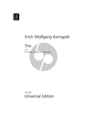 Korngold Trio Op.1 (1909) Violin/Violoncello/Piano