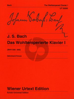 Bach Wohltemperierte Klavier Vol.1 BWV 846 - 869