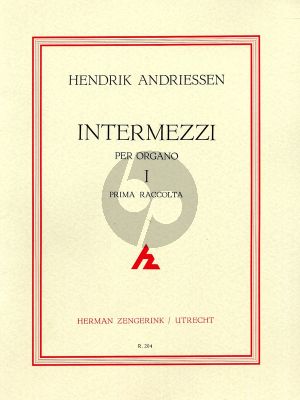 Andriessen Intermezzi Vol.1 Orgel
