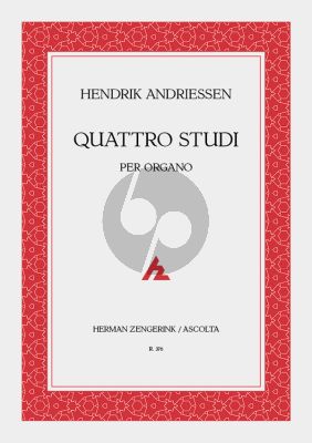 Andriessen Quattro Studi Orgel