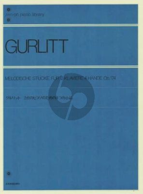 Gurlitt Melodic Pieces Op.174 for 2 Pianos