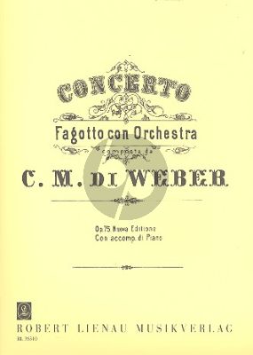 WEber Konzert F-dur Op.75 Fagott-Klavier