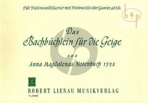 Das Bach Buchlein fur die Geige