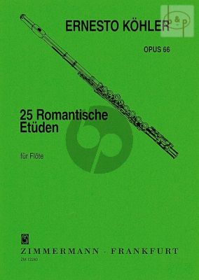 25 Romantische Etuden Op. 66 Flöte