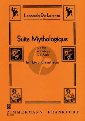 Lorenzo Suite Mythologique Op.38 Flöte allein