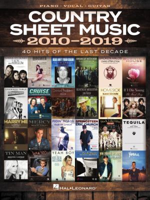 Country Sheet Music 2010-2019 Piano-Vocal-Guitar