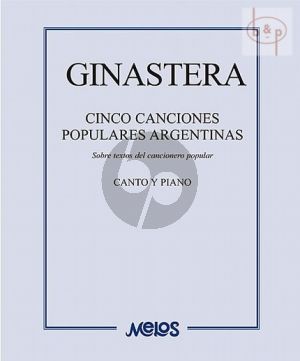 5 Canciones Populares Argentinas Voice-Piano
