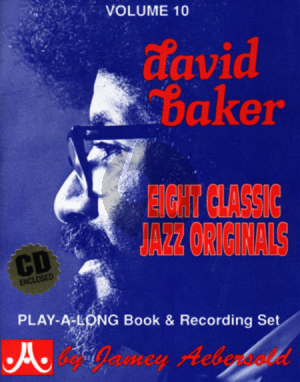 Baker Jazz Improvisation Vol.10 David Baker for Any C, Eb, Bb, Bass Instrument or Voice - Intermediate/Advanced (Bk-Cd)