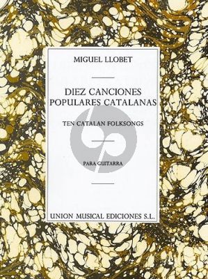 10 Canciones Populares Catalanas para Guitarra