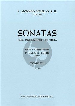 Soler Sonatas Vol.7 (No.100-120) Harpsichord (ed. P.Samuel Rubio)