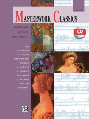 Margrath Masterwork Classics Level 5 Piano Book with Cd