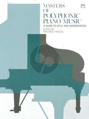 Album Masters of Polyphonic Piano Music (Edited by Maurice Hinson)