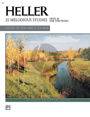Heller 25 Melodious Studies Op.45 Piano (edited by Willard A. Palmer)